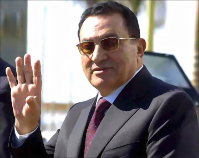 الرئيس المصري الاسبق محمد حسني مبارك