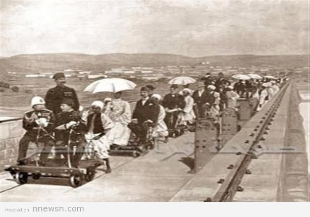 افتتاح سد اسوان صورة نادرة للحظة افتتاح سد اسوان عام 1902م
