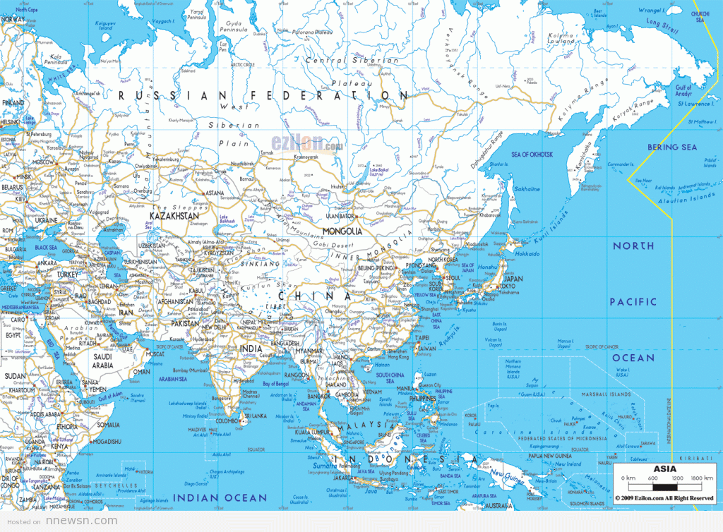 خريطة الطرق في اسيا
