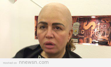 elham shahin fake hair cut